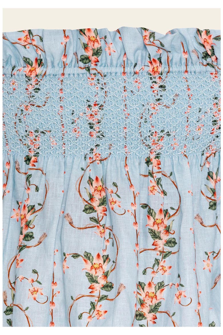 Isla Navegante Blouse, Alternate, color, Blue
