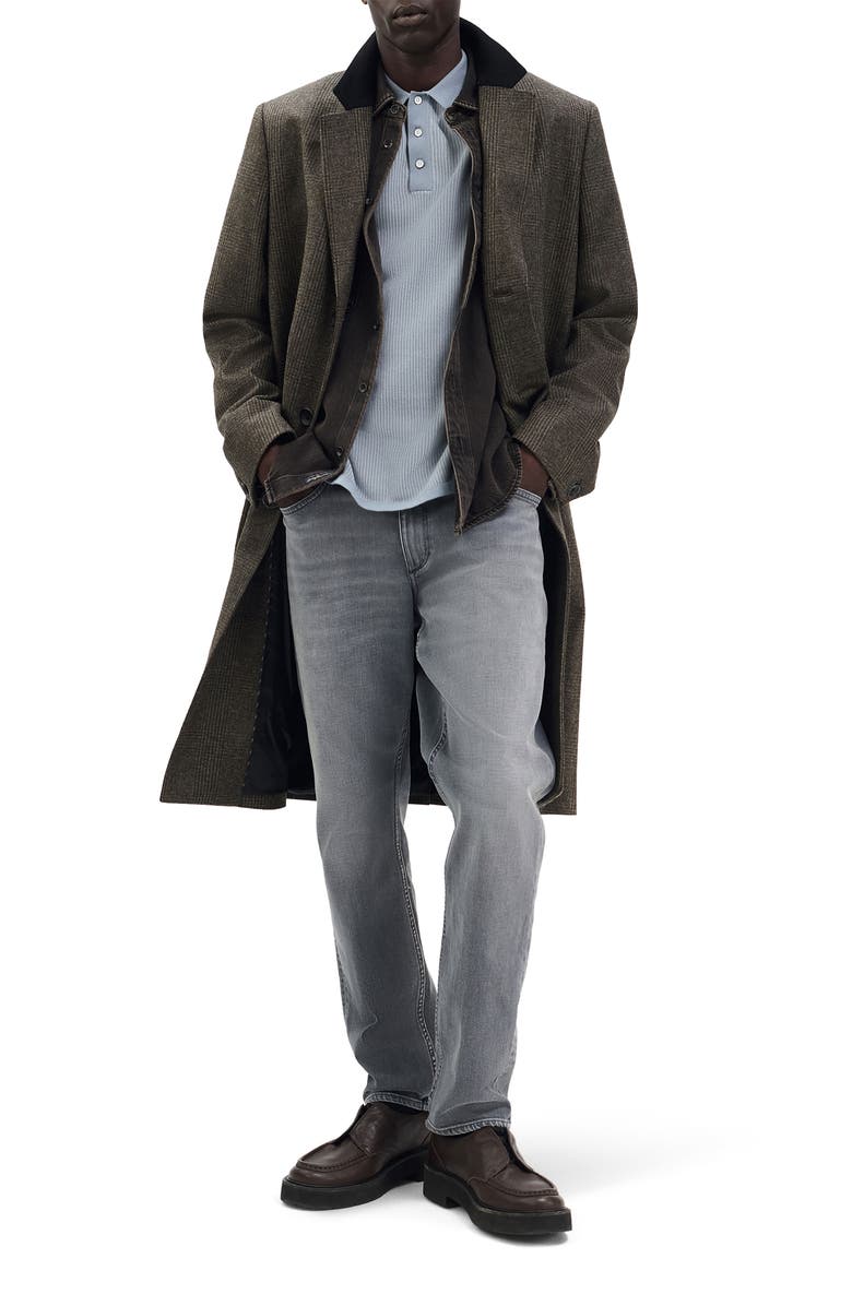 rag
bone Harvey Tipped Polo, Alternate, color, Light Blue