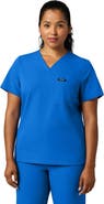 JAANUU Rhena Women's 1-Pocket Slim V-Neck Scrub Top