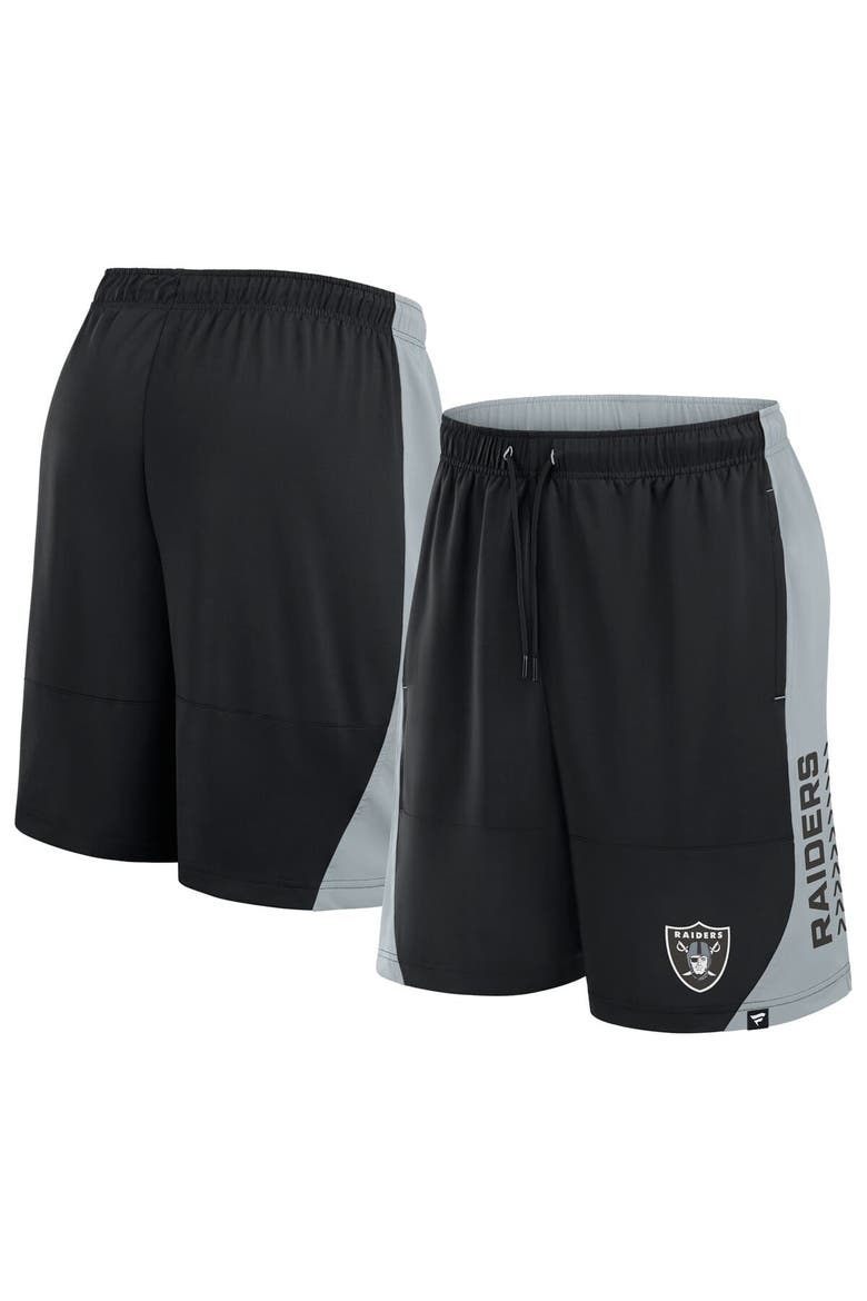 Men's Fanatics Black Las Vegas Raiders No Defense Shorts, Main, color, Black