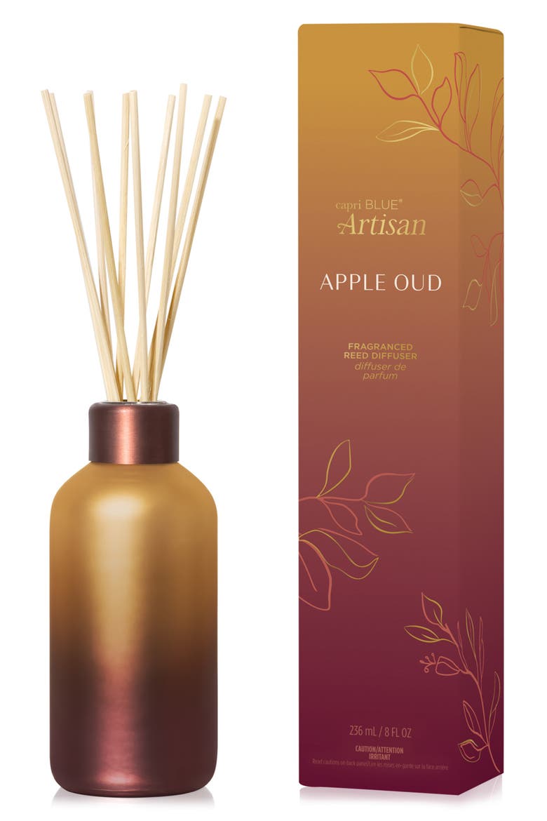 TUSCAN RADIANCE REED DIFFUSER, Main, color, RED/ GOLD