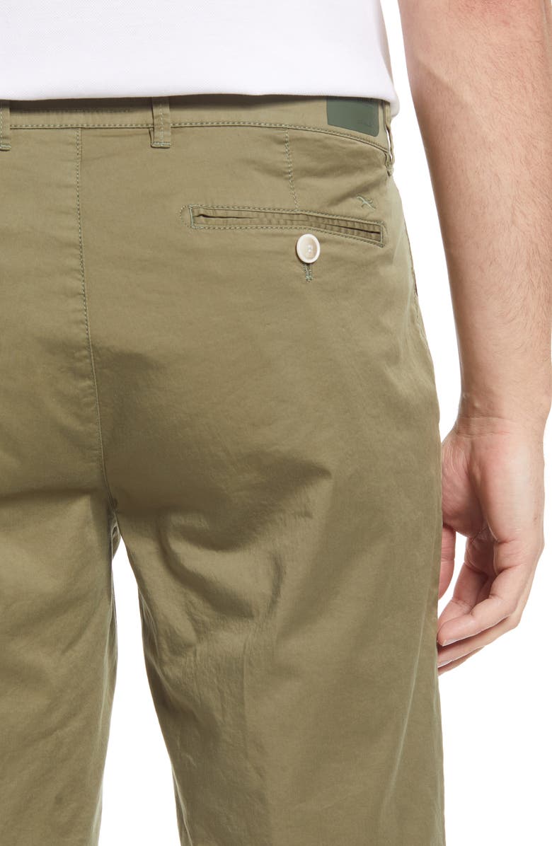 Brax Bozen Stretch Cotton Shorts, Alternate, color, Olive