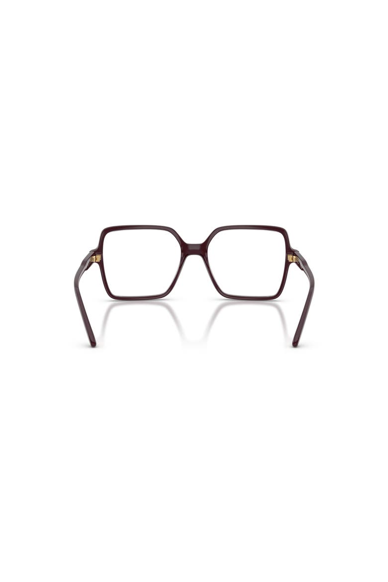 49mm Square optical glasses, Alternate, color, Red