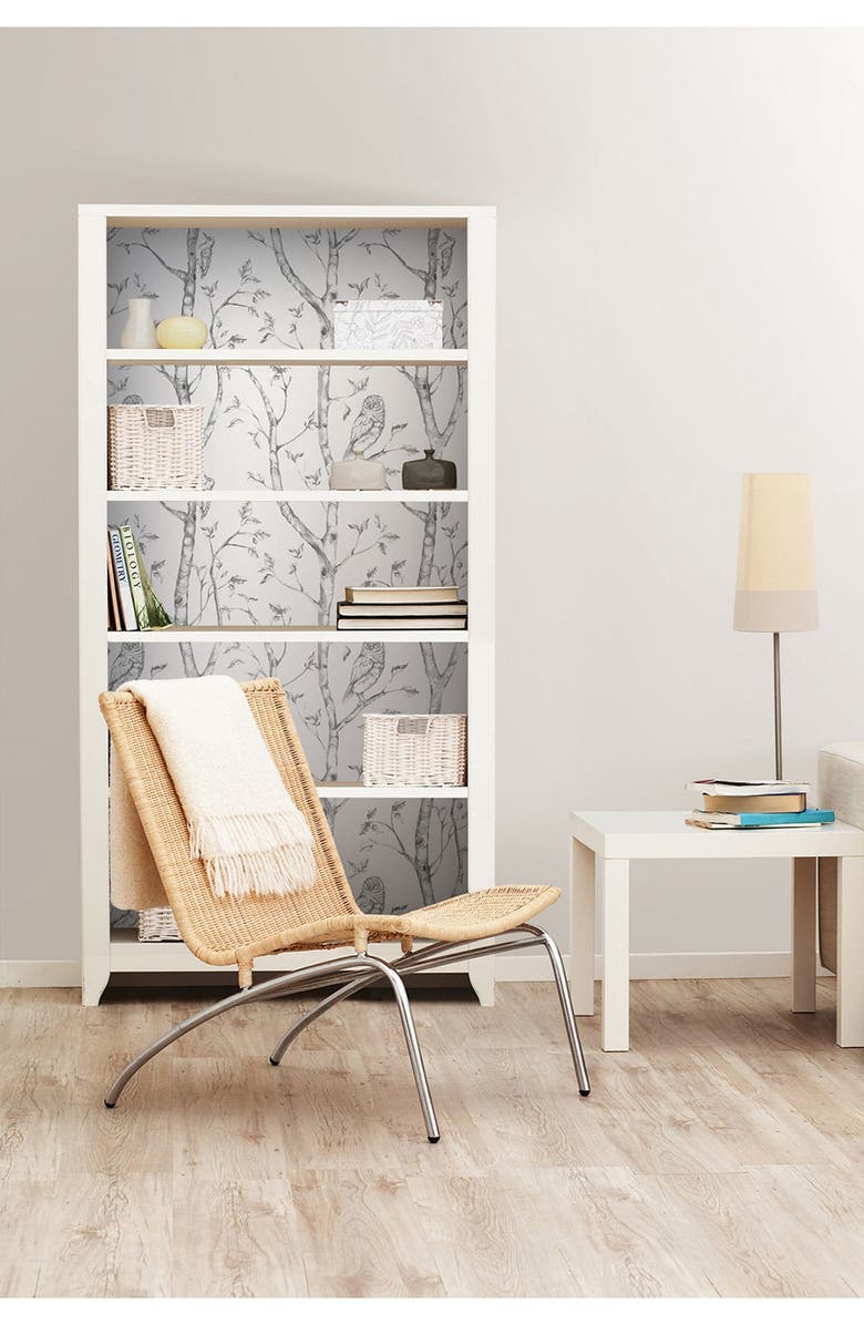 Wallpops 'Woods' Reusable Peel & Stick Vinyl Wallpaper, Alternate, color, 