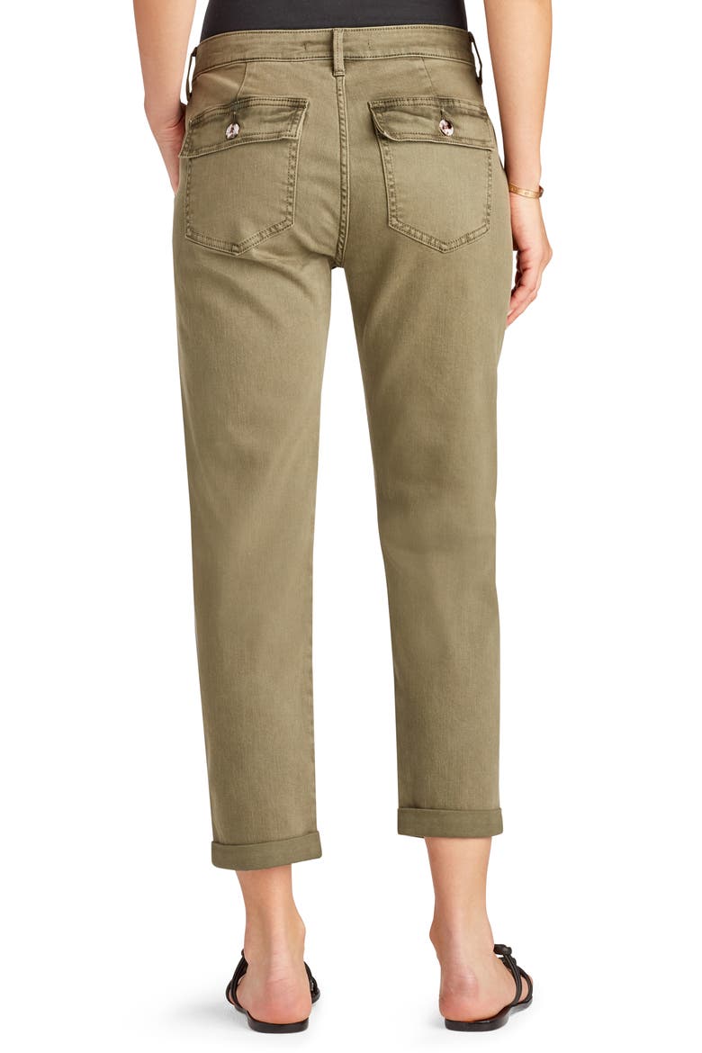 The Cargo Cotton Blend Utility Pants, Alternate, color, MOSS GREEN