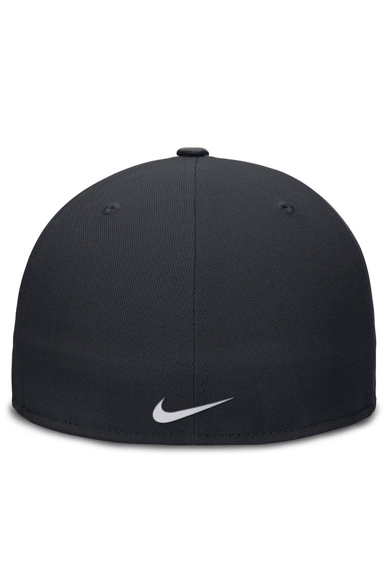 Men's Nike Navy St. Louis Cardinals Wordmark Dri-FIT Round Bill True Fitted Hat, Alternate, color, Navy