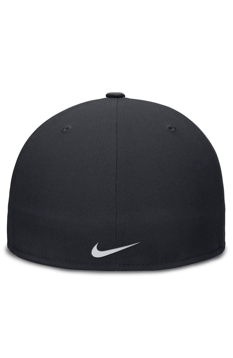 Nike Men's Nike Navy St. Louis Cardinals Wordmark Dri-FIT Round Bill True Fitted Hat, Alternate, color, Navy