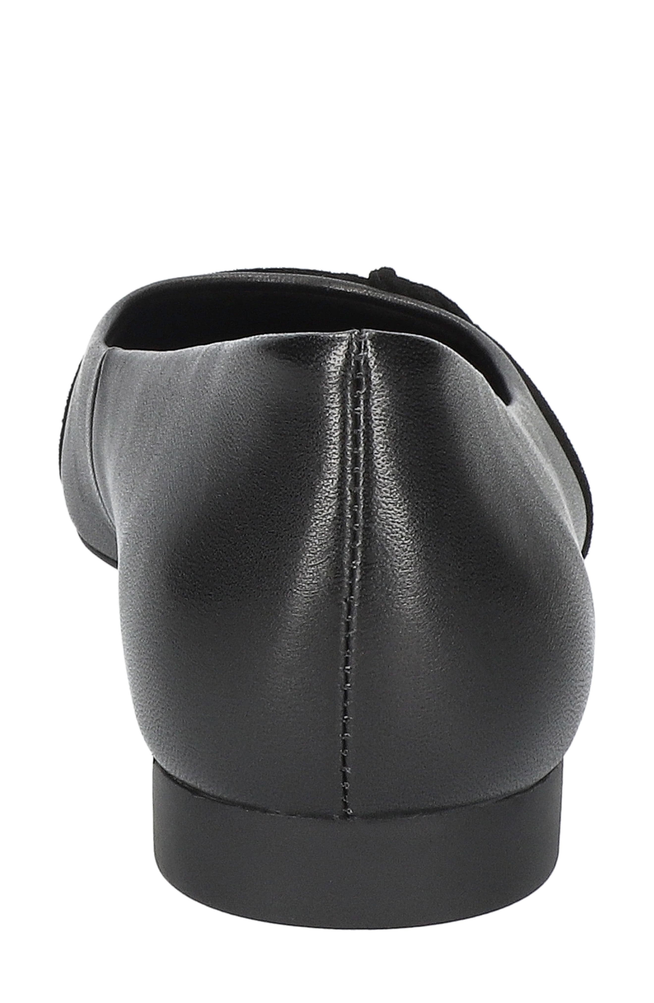 Bella Vita Rhea Pointed Toe Ballet Flat, Alternate, color, Black