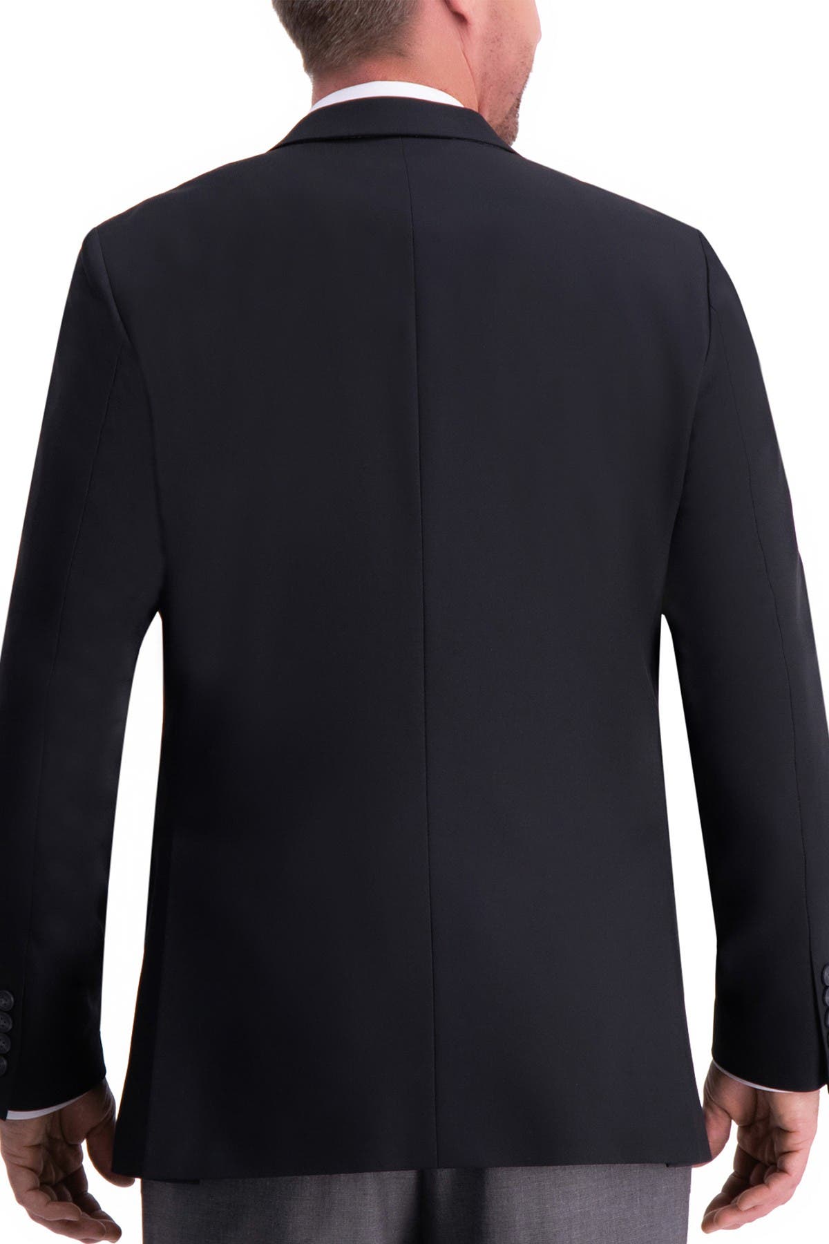 The Active Series Solid Gab Tailored Fit Blazer - image 2