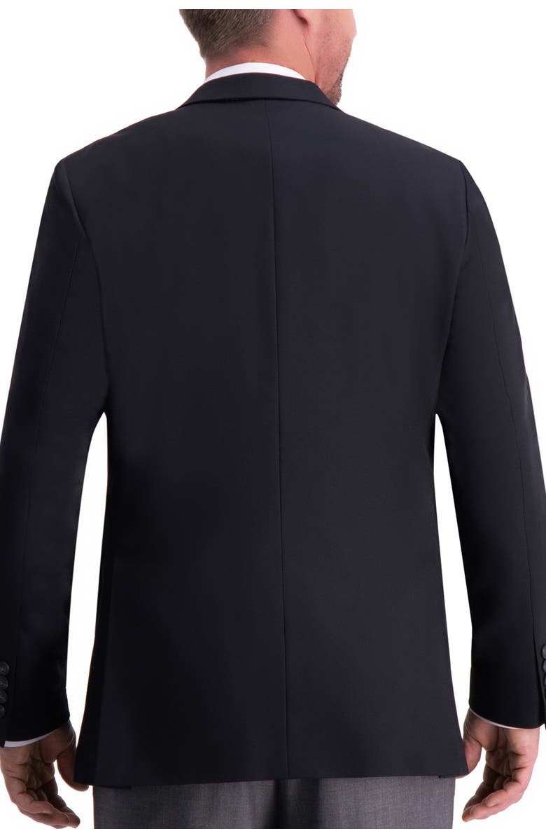 HAGGAR The Active Series Solid Gab Tailored Fit Blazer, Alternate, color, Black