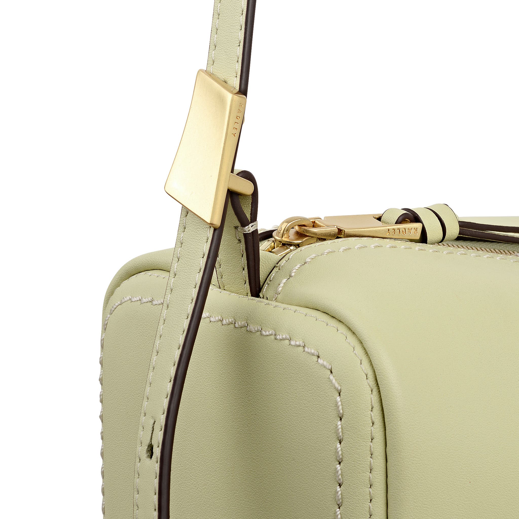 Radley The Willow Small Ziptop Shoulder Bag, Alternate, color, Lemongrass