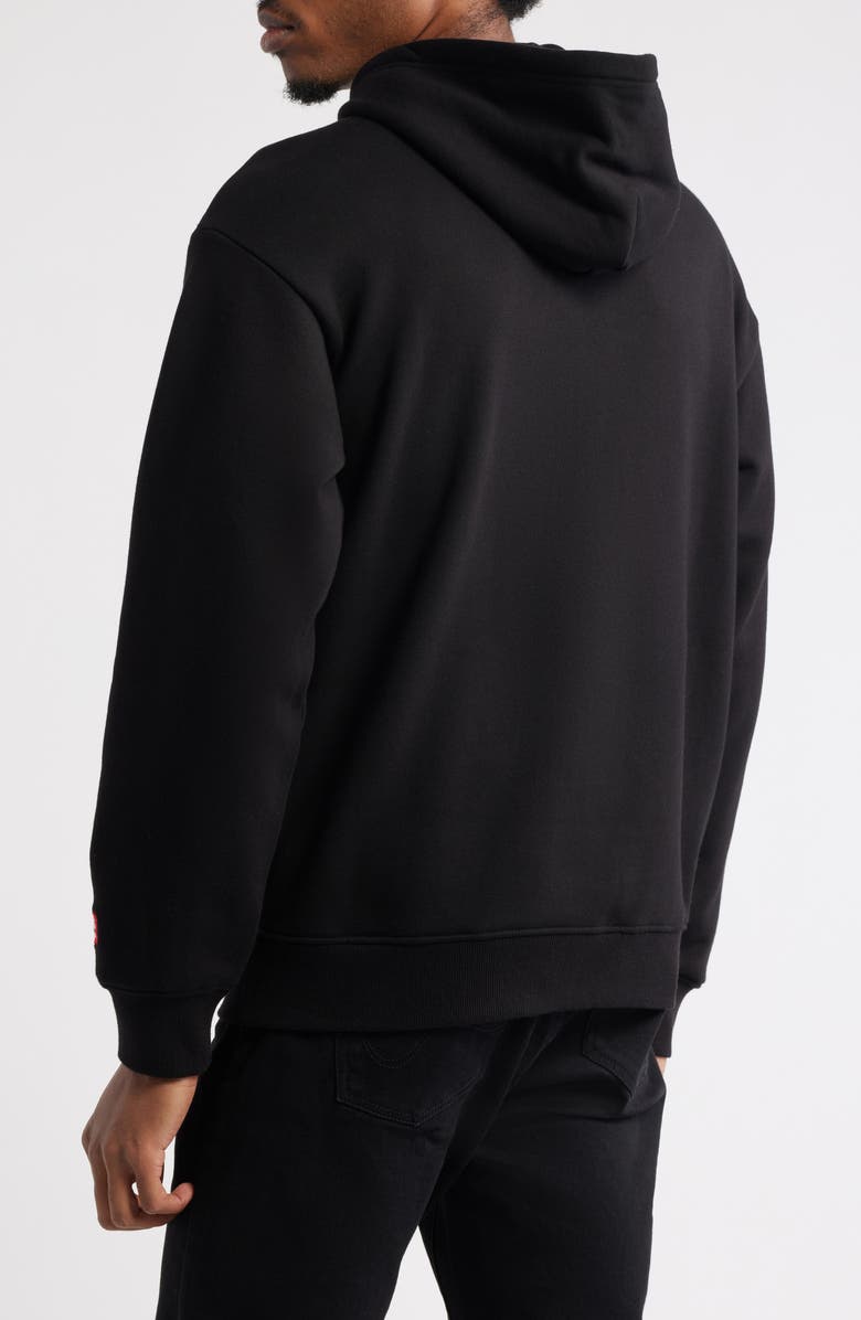 ICECREAM Sauce Logo Appliqué Hoodie, Alternate, color, Black