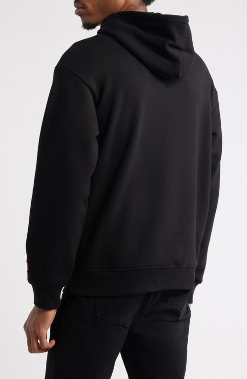 Icecream Sauce Logo Appliqué Hoodie In Black