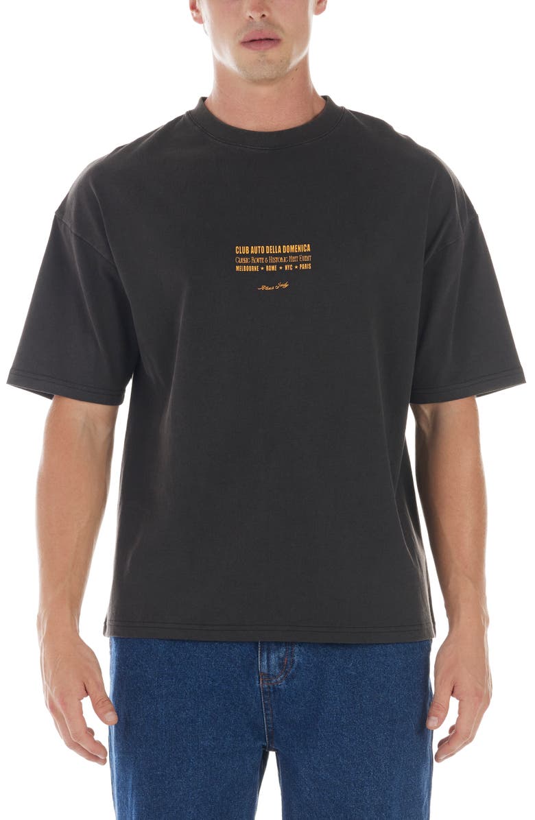 NANA JUDY Drive Club T-Shirt, Main, color, Enzyme Black