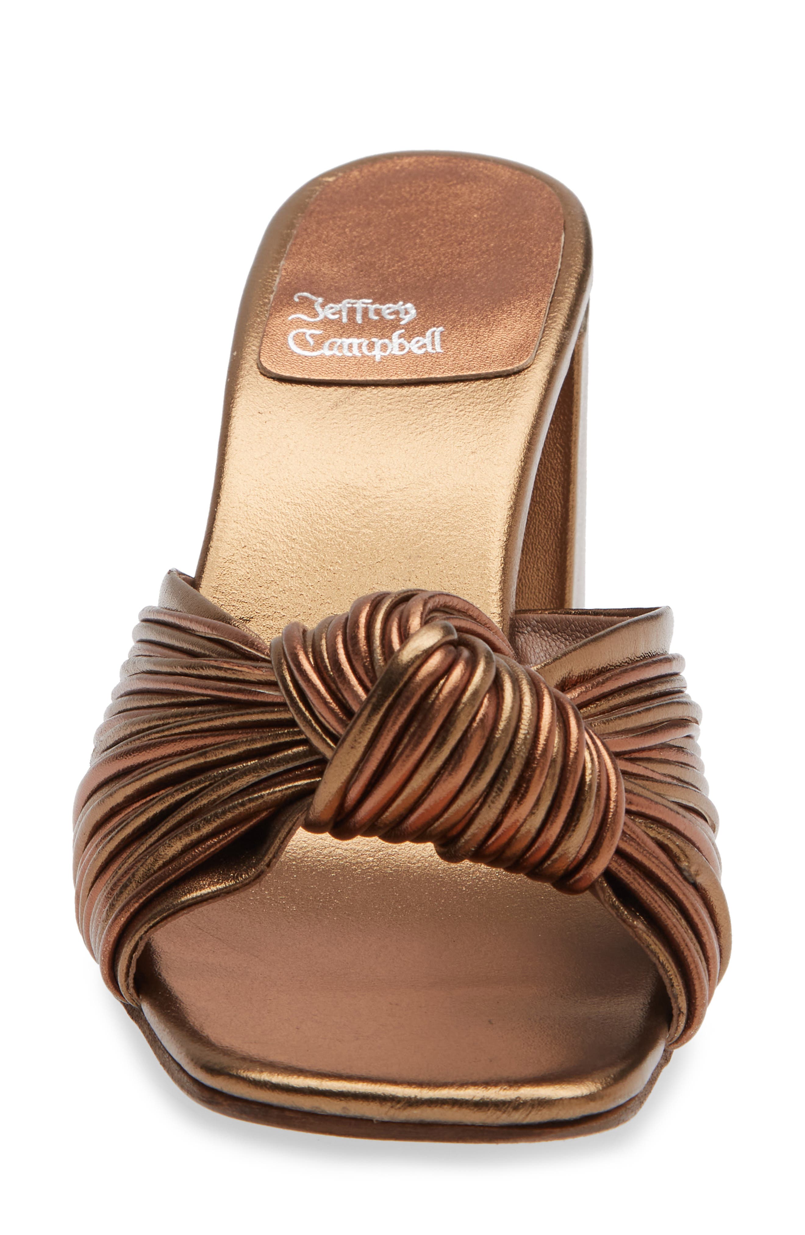Melonger Slide Sandal, Alternate, color, BRONZE COMBO