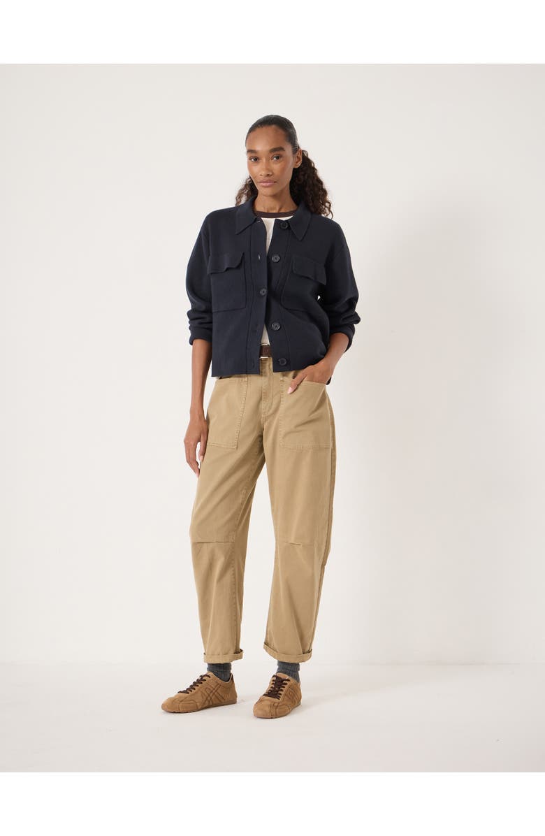 Hush Bobbie Knitted Shacket, Alternate, color, Navy Blue