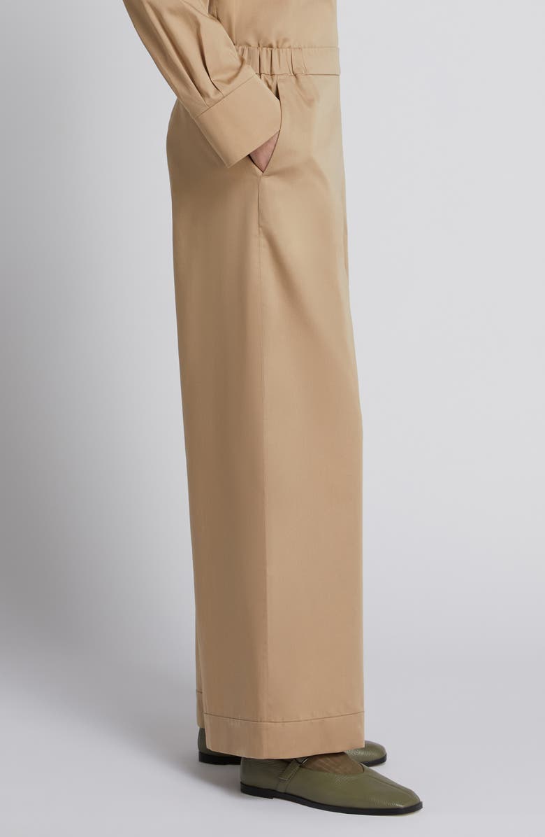 MM by Max Mara Dream Wide Leg Pants, Alternate, color, Beige