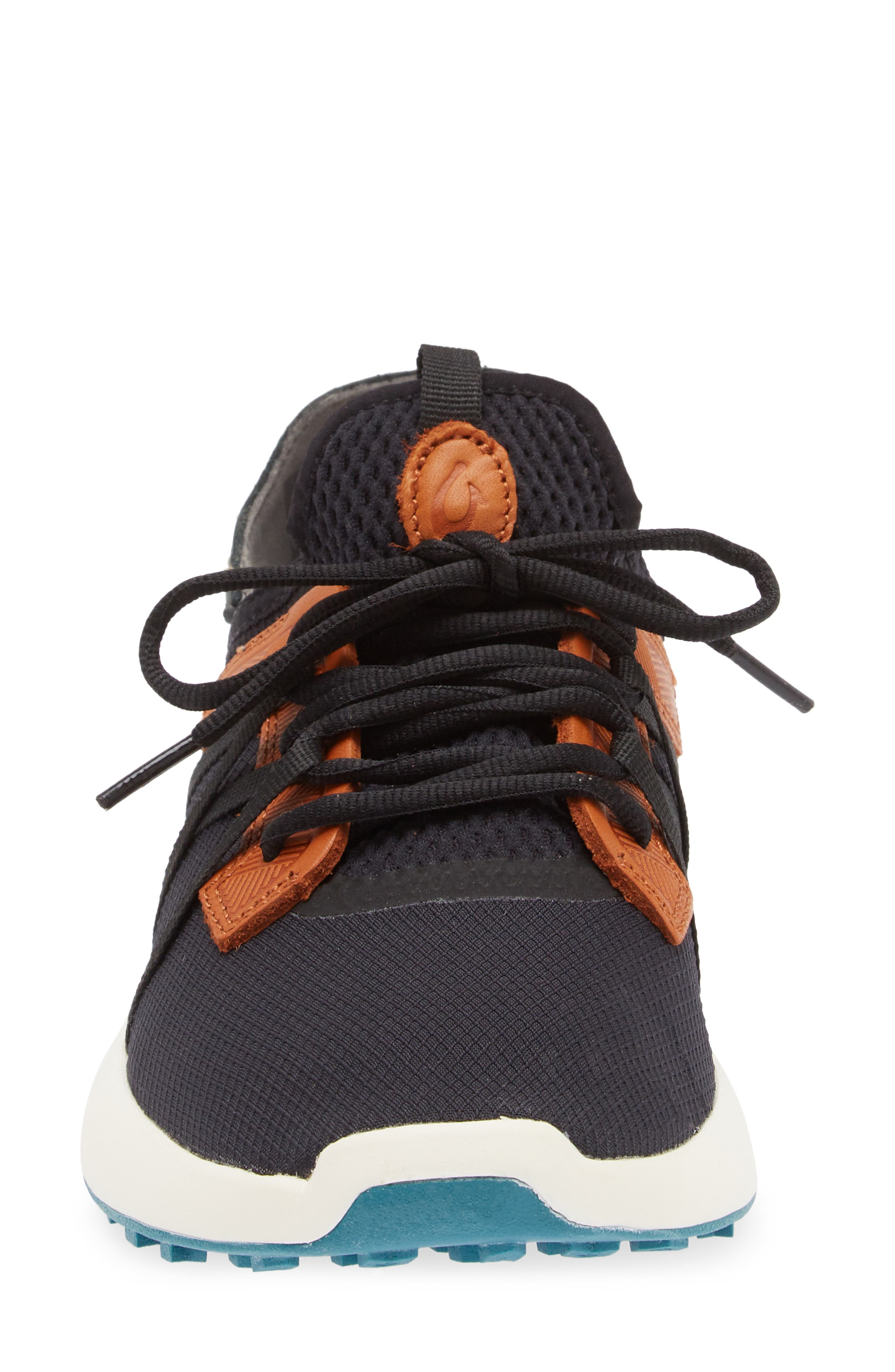 OluKai Manele Golf Shoe, Alternate, color, Black/ Dark Shadow