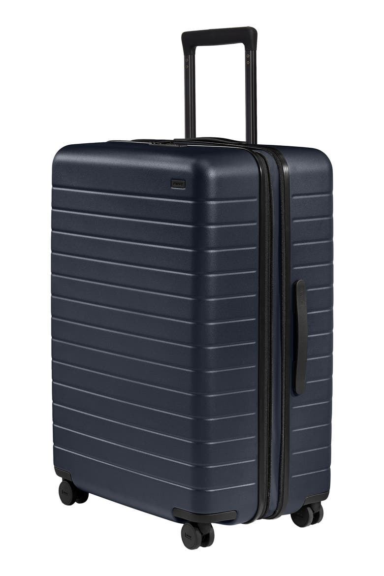 The Large Flex Suitcase, Alternate, color, NAVY BLUE