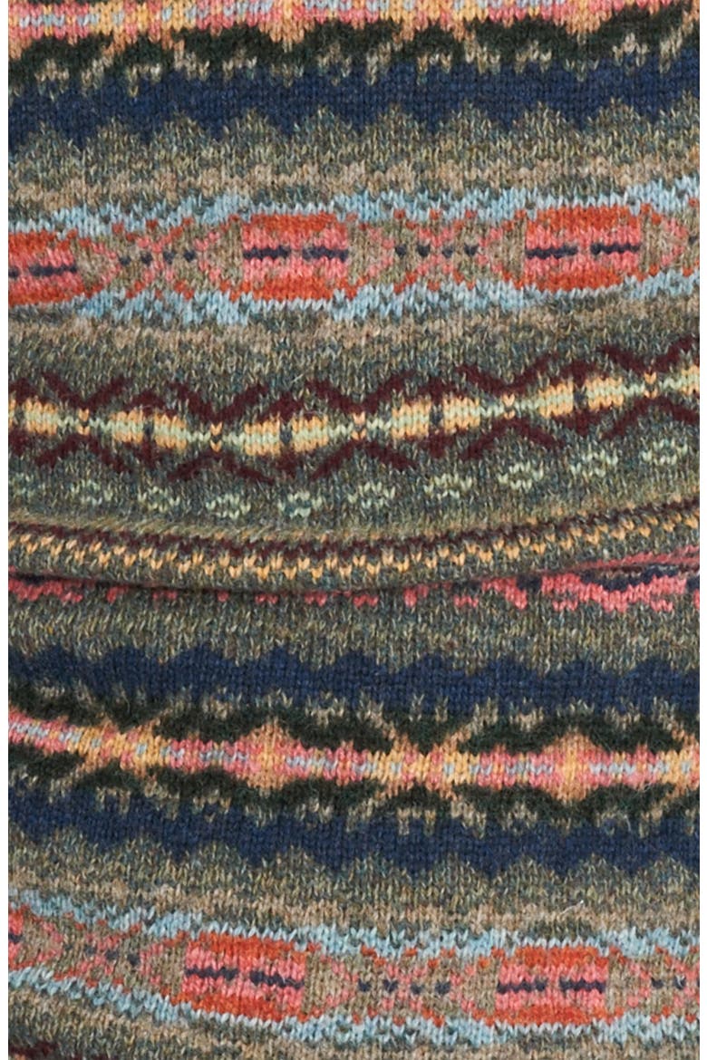 Fair Isle Sweater, Alternate, color, LODEN