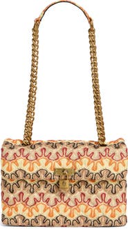 Kurt Geiger London Brixton Embroidered Shoulder Bag