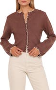 Petal & Pup Payton Scallop Cardigan