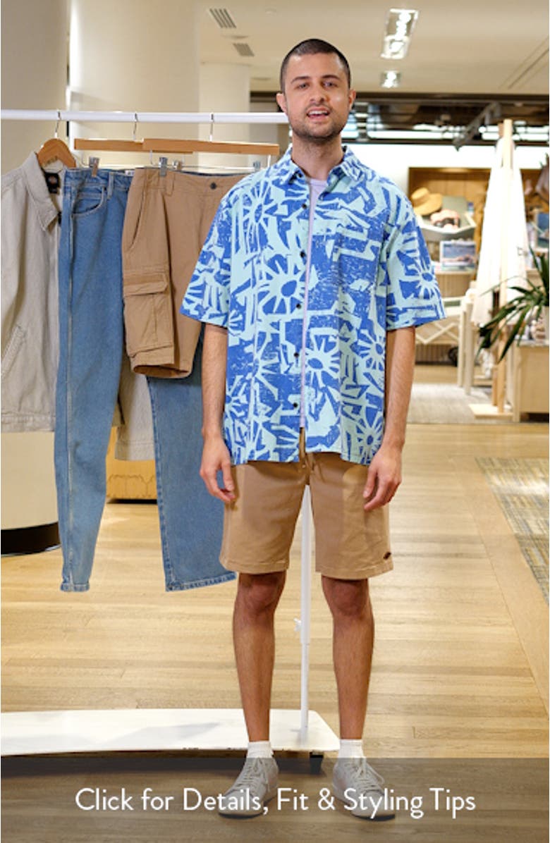 Liquid Trips Mason Short Sleeve Button-Up Shirt, sales video thumbnail