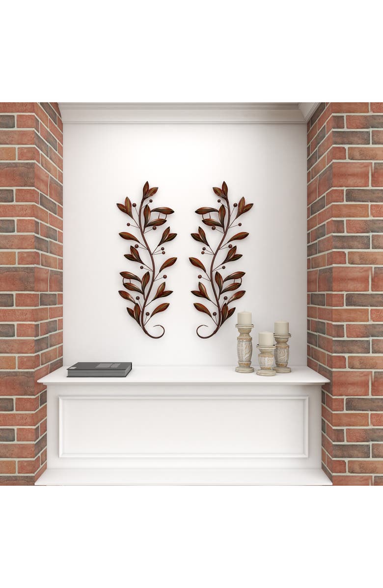 UMA Set of 2 Wall Decor, Alternate, color, Bronze