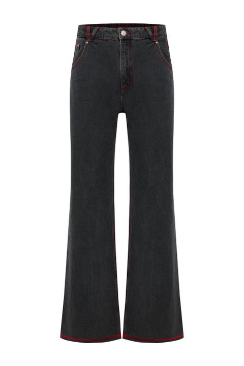 Pure Cotton Regular Fit Denim Pant