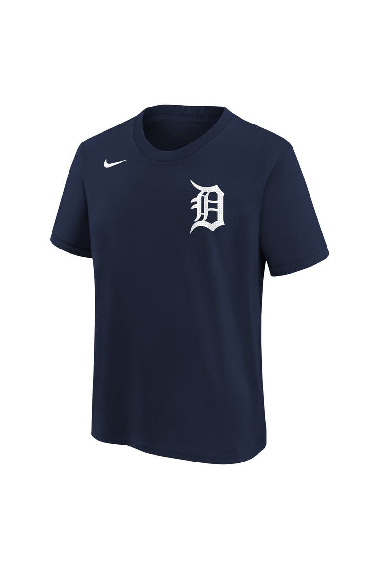 Youth Nike Javier Baez Navy Detroit Tigers Home Player Name & Number T-Shirt, Alternate, color, Navy