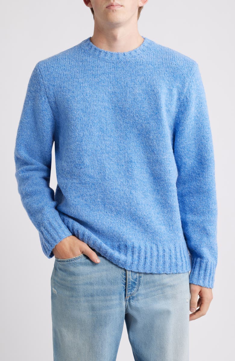 BDG Urban Outfitters 98 Solid Crewneck Sweater, Main, color, Baby Blue