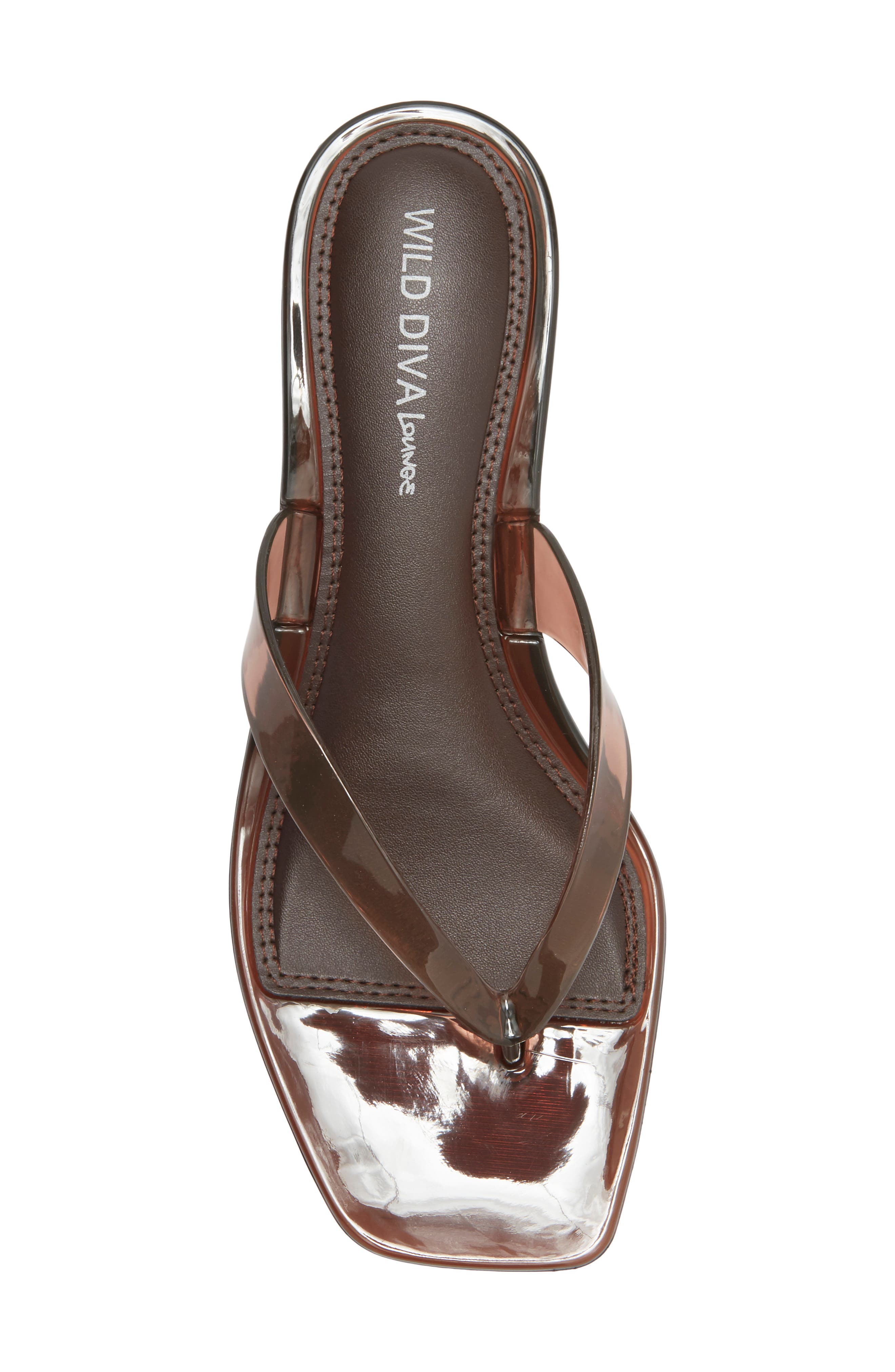 Romania Jelly Sandal, Alternate, color, BROWN