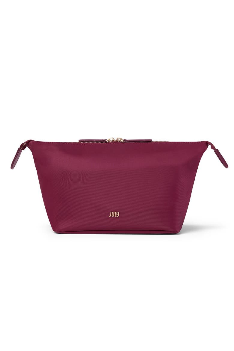 Open Toiletry Bag, Alternate, color, Grape