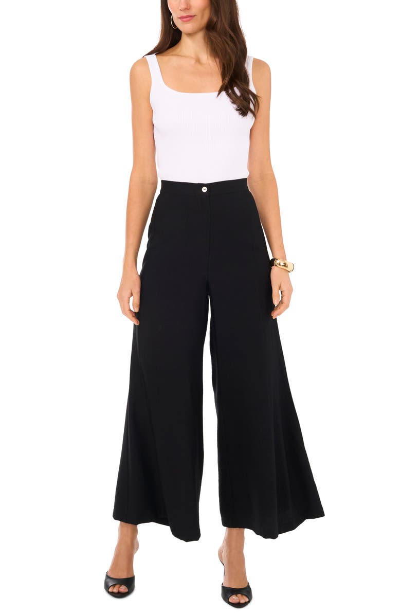 Vince Camuto High Waist Wide Leg Pants, Alternate, color,
