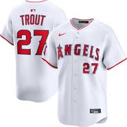 Nike Men's Nike Mike Trout White Los Angeles Angels Home Limited Player Jersey