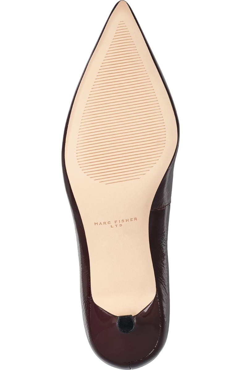 Marc Fisher LTD Cecile Pointed Toe Pump, Alternate, color, Dark Red