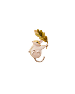 Fable England Enamel Dormouse Brooch