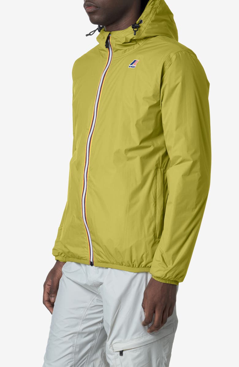 K-Way Le Vrai 4.0 Claude Warm Water Repellent Jacket, Alternate, color, Green Moss