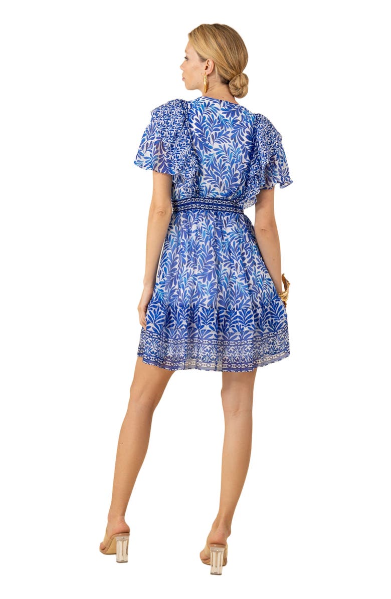 Hale Bob Julie Chiffon Dress, Alternate, color, 