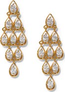 Nadri It Girl Kite Cubic Zirconia Drop Earrings