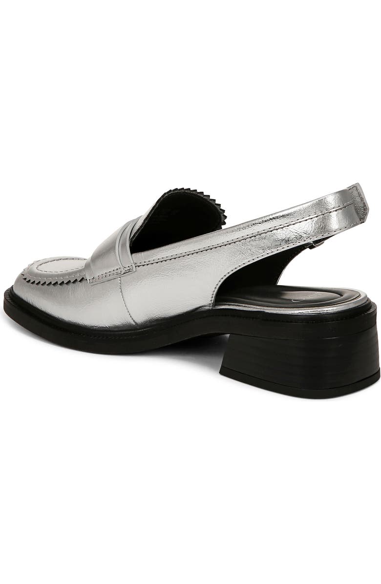 SARTO by Franco Sarto Gianna Slingback Loafer, Alternate, color, Silver