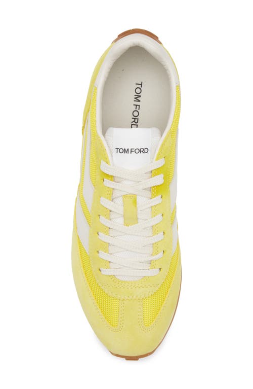 Tom Ford Mick Mixed Media Sneaker In Multi