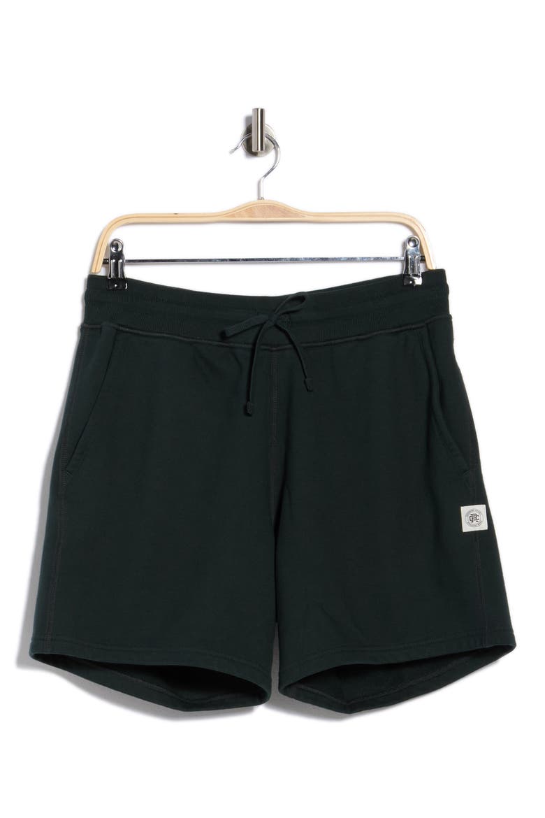 French Terry Sweat Shorts, Alternate, color, PETROL