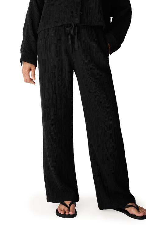 Organic Cotton Straight Leg Pants