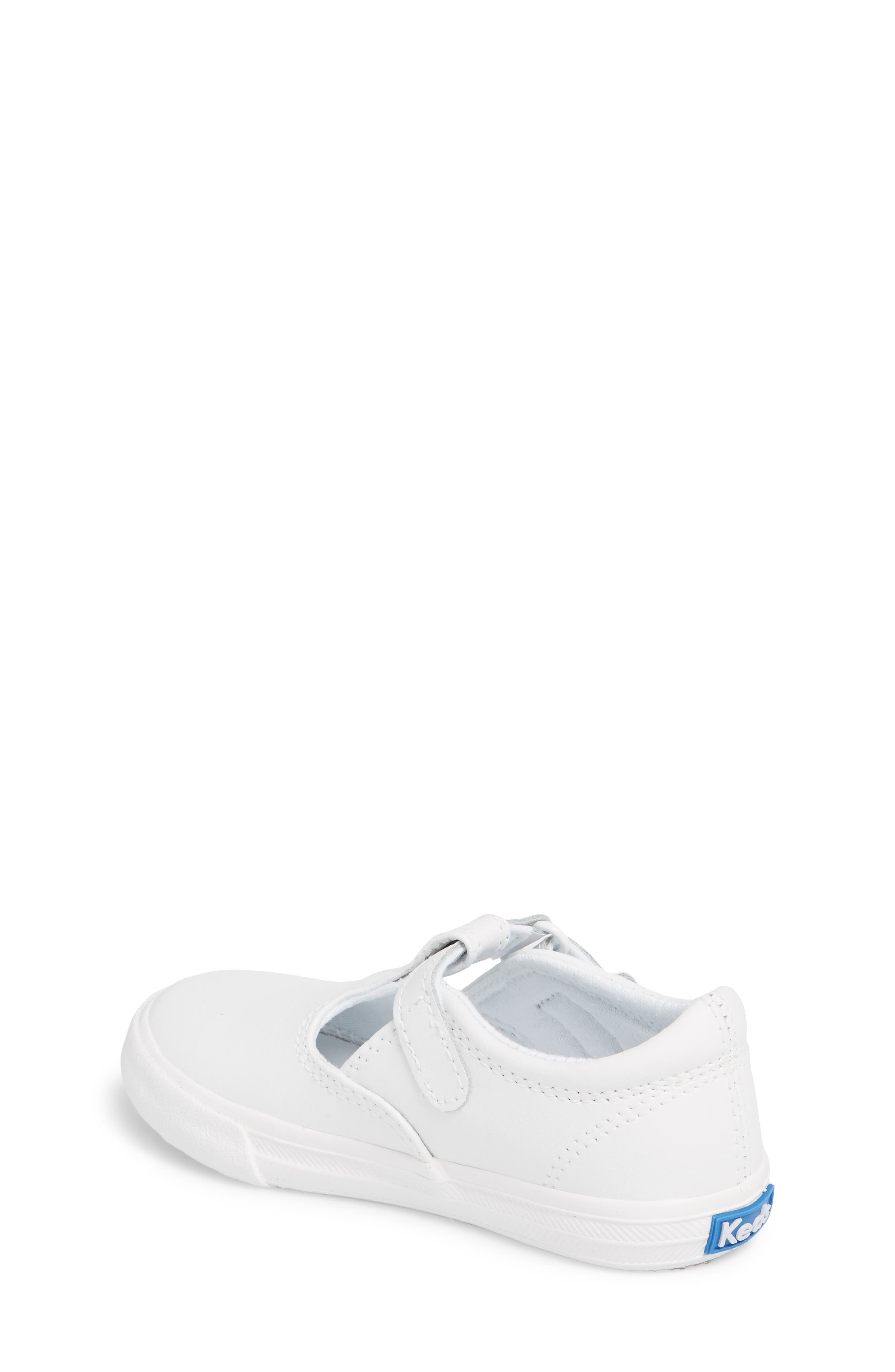 Daphne T-Strap Sneaker, Alternate, color, NEW WHITE
