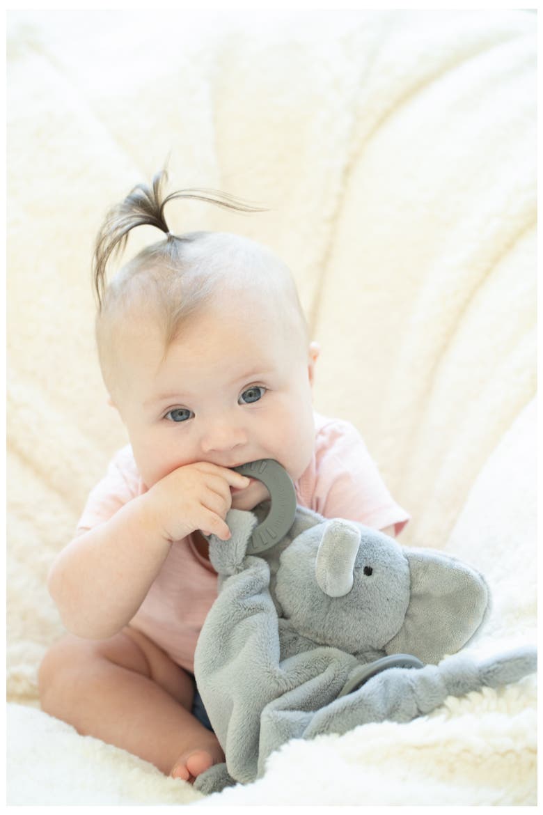 Elephant Lovey Teething Toy, Alternate, color, OPEN MISCELLANEOUS