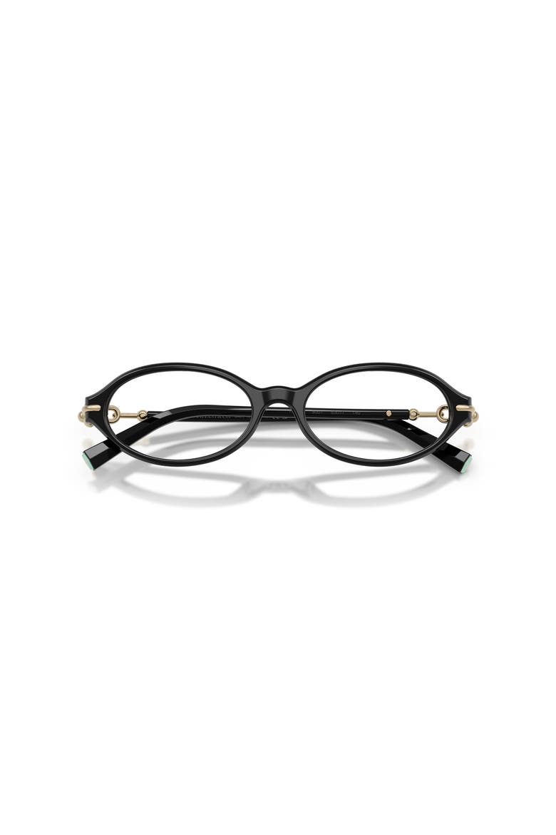 53mm Oval optical glasses, Alternate, color, Black