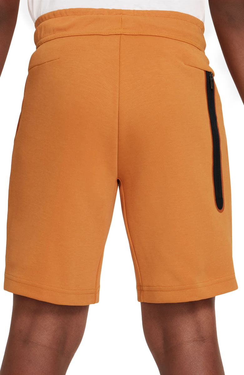 Nike Sportswear Kids' Tech Fleece Sweat Shorts, Alternate, color, Monarch/ Black