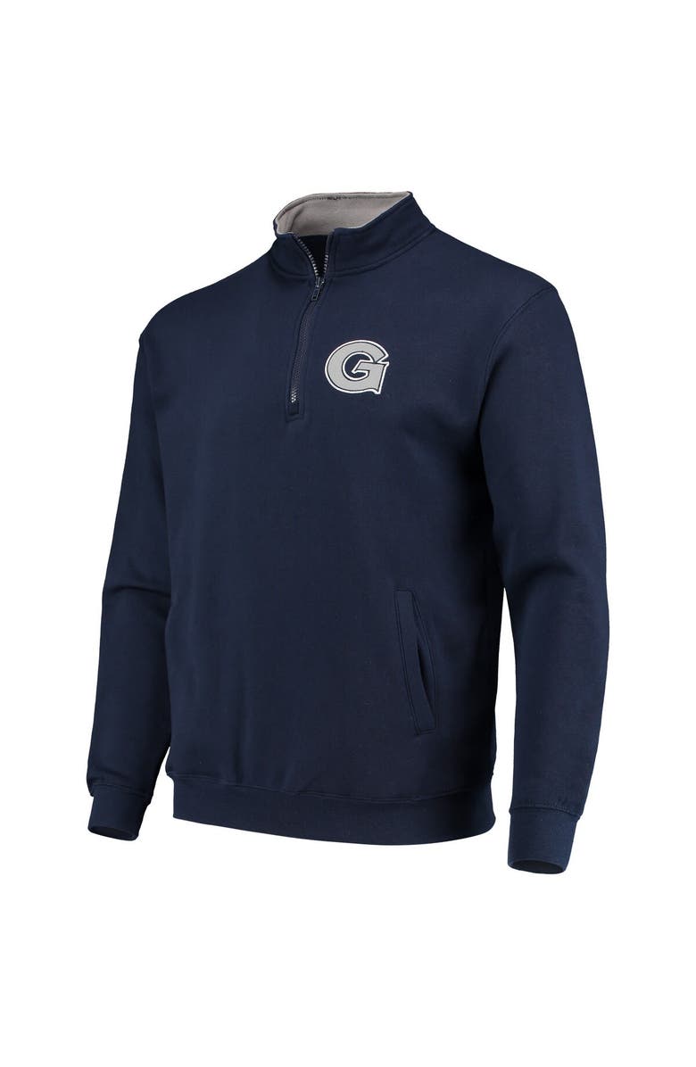 COLOSSEUM Men's Colosseum Navy Georgetown Hoyas Tortugas Logo Quarter-Zip Jacket, Alternate, color, Navy