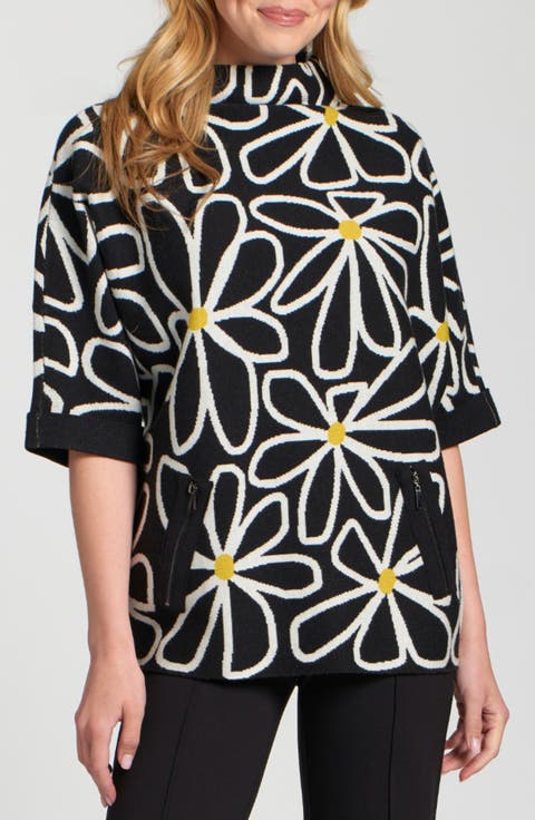 Whimsical Floral Sweater